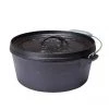 Camping Cookware Campfire Pre Seasoned Cast Iron Camp Oven 4.5 Quart -Camping Equipment Sales Shop BCF 213607 00 hi res
