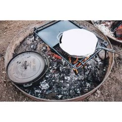 Camping Cookware Campfire Pre Seasoned Cast Iron Camp Oven 9 Quart -Camping Equipment Sales Shop BCF 213608 10 hi res