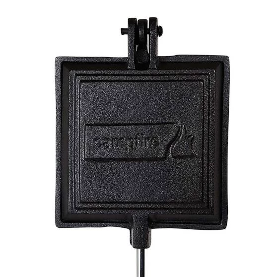 Camping Cookware Campfire Cast Iron Jaffle Iron - Jumbo, Single 4 Camping Cookware Campfire Cast Iron Jaffle Iron - Jumbo, Single - Image 2