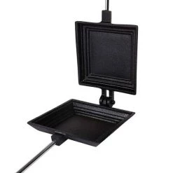 Camping Cookware Campfire Cast Iron Jaffle Iron - Jumbo, Single 11 Camping Cookware Campfire Cast Iron Jaffle Iron - Jumbo, Single -Camping Equipment Sales Shop BCF 213618 02 hi res