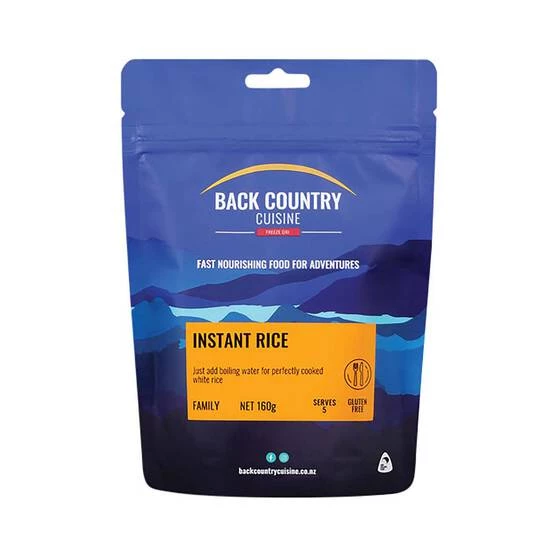 Food And Snacks Back Country Cuisine Freeze Dried Instant Rice 5 Side Serves 3 Food And Snacks Back Country Cuisine Freeze Dried Instant Rice 5 Side Serves