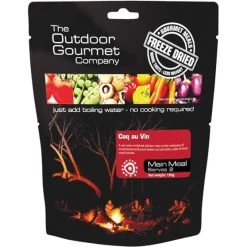Food And Snacks Outdoor Gourmet Company Coq Au Vin Freeze Dried Food 2 Serves