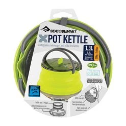 Pots, Pans, And Billies Sea To Summit X-Series 1.3L Kettle Lime -Camping Equipment Sales Shop BCF 399814 hi res