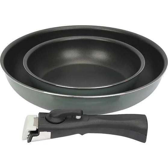Pots, Pans, And Billies Wanderer Non-Stick Frypan Set 2 Piece 3 Pots, Pans, And Billies Wanderer Non-Stick Frypan Set 2 Piece