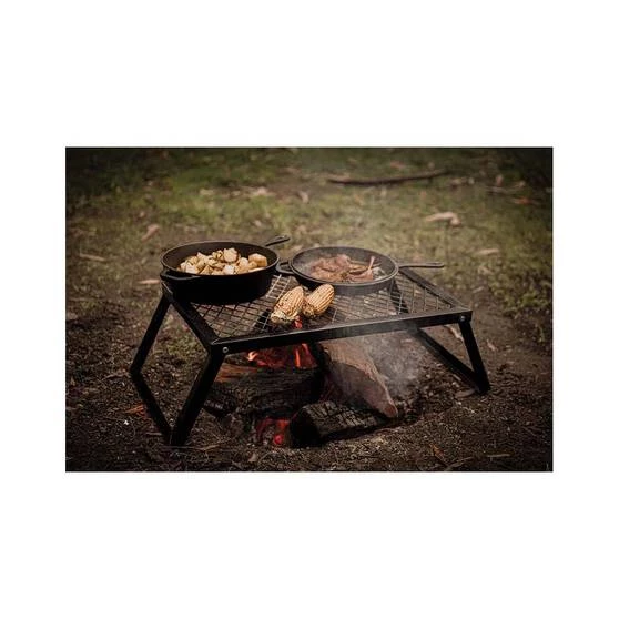 Camping Cookware Campfire Cast Iron Quart Combo Cooker 6 Camping Cookware Campfire Cast Iron Quart Combo Cooker - Image 4