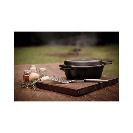 Camping Cookware Campfire Cast Iron Quart Combo Cooker 9 Camping Cookware Campfire Cast Iron Quart Combo Cooker - Image 7