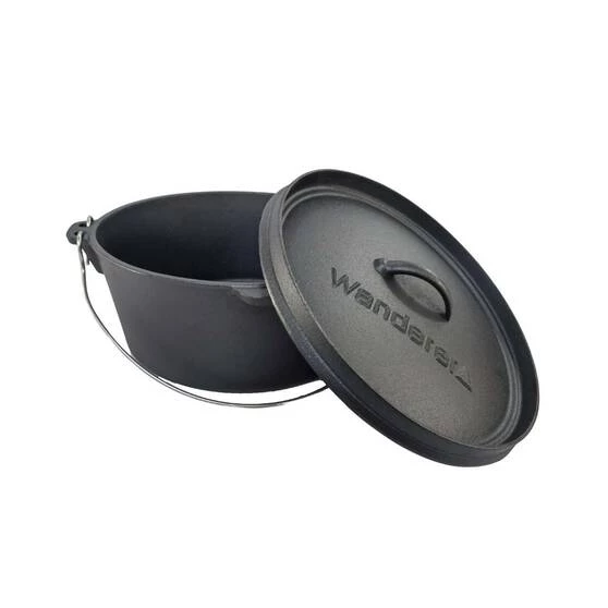 Camping Cookware Wanderer Settler 9QT Cast Iron Set - 9 Piece 2 Camping Cookware Wanderer Settler 9QT Cast Iron Set - 9 Piece