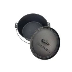 Camping Cookware Wanderer Settler 4.5QT Cast Iron Set -7 Piece -Camping Equipment Sales Shop BCF 602321 10 hi res