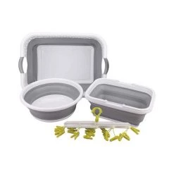 Camping Cookware Wanderer 4 Piece Pop Up Laundry Set