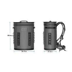 Iceboxes And Soft Coolers YETI® Hopper Backflip™ 24 Soft Cooler Backpack Charcoal -Camping Equipment Sales Shop BCF 629344 05 charcoal hi res